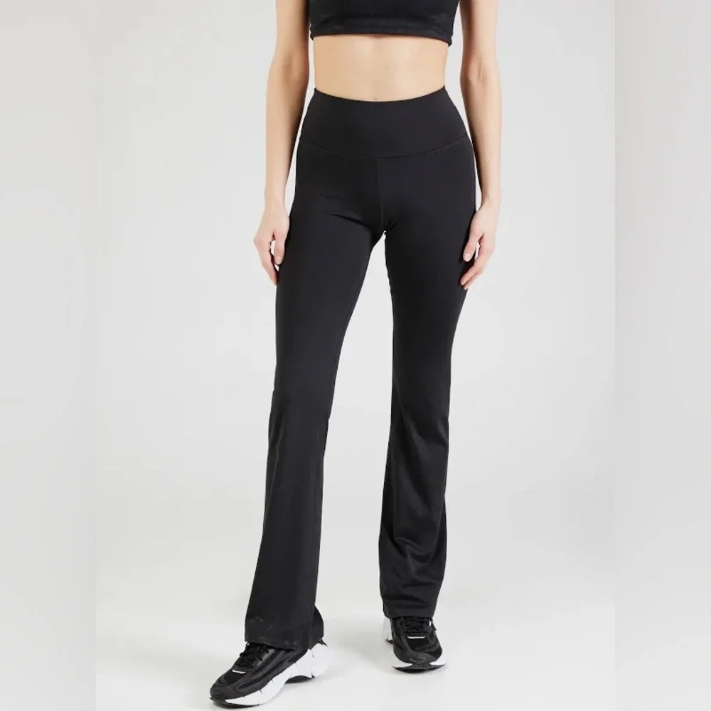 Reebok ID Identity High Rise Cotton Bootcut Active Leggings Utility Brown Large - Picture 9 of 11